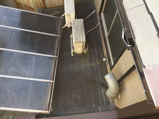 香芝市スレート屋根劣化